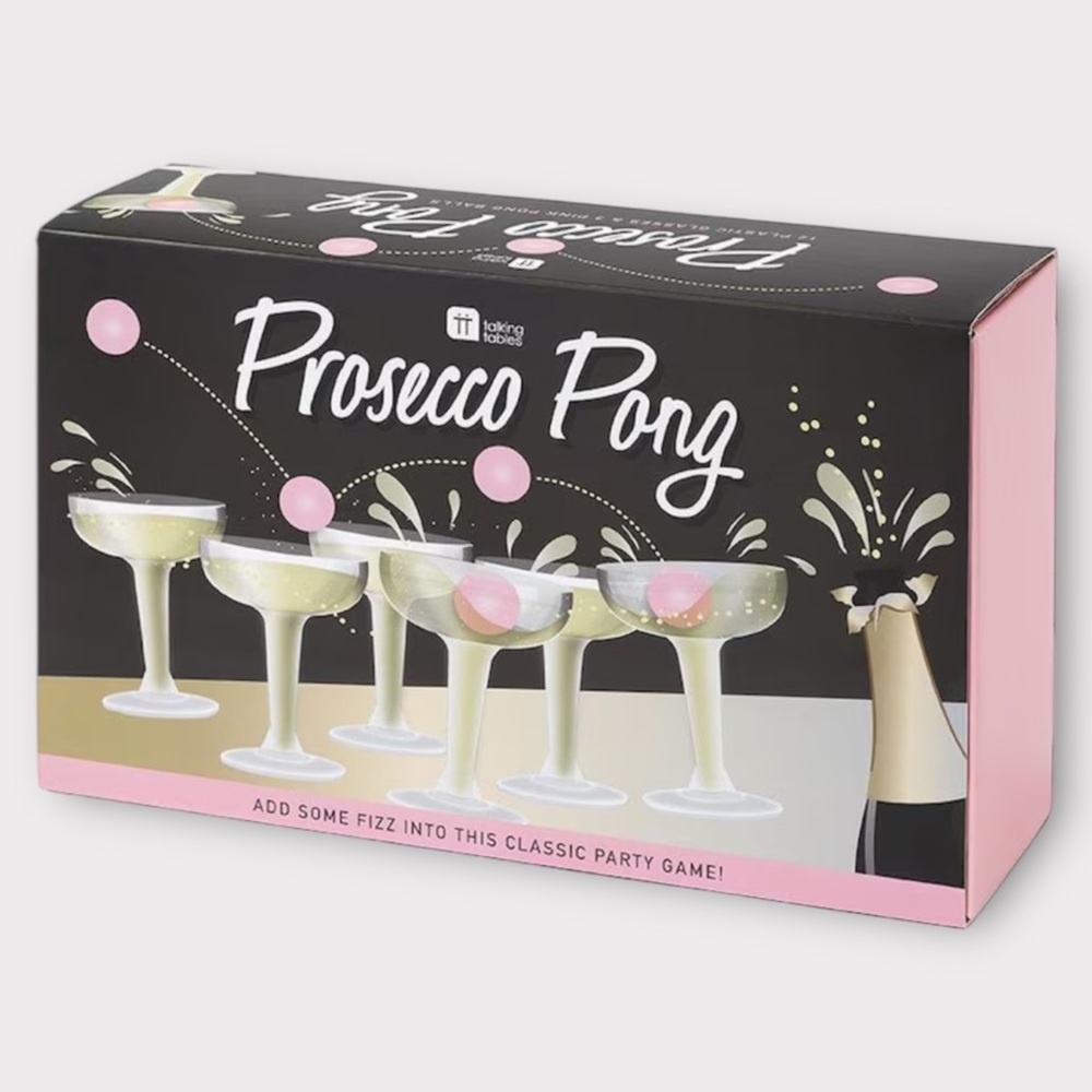 New. Prosecco Pong Party Game Set